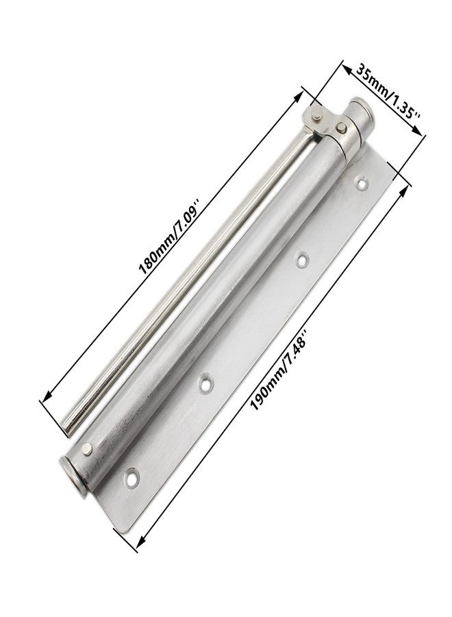 TTZEZE Heavy Duty Automatic Screen Door Closer - Safety Spring for Storm Door, Steel With Adjustable Closing Speed, Smooth and Quiet for Hinge Door - Image 2